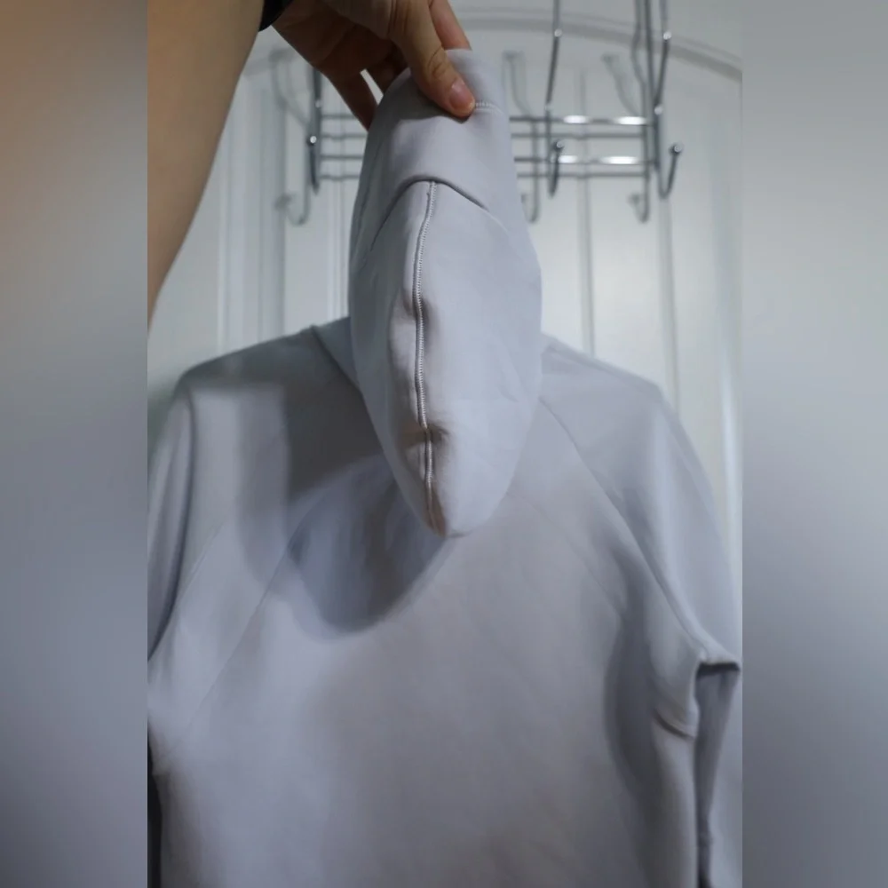 Lululemon AirWrap Pullover Hoodie Alpine White Womens Size 4 - Picture 8 of 10
